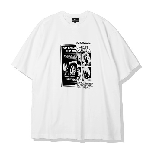 YUNCHIVES GRAPHIC T-SHIRTS WHITE